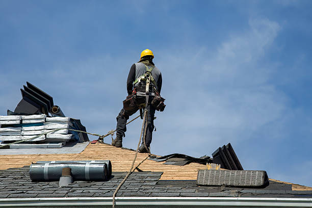 Professional Roof Installation technician working in Camas Valley, OR